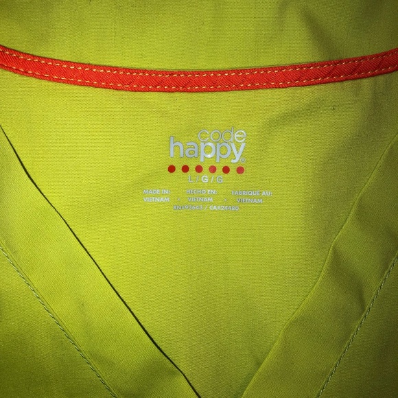 Code Happy Scrub Top - Picture 2 of 4